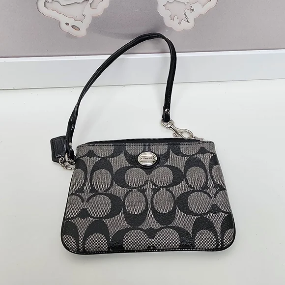 Coach Signature Peyton Wristlet - Picture 2 of 5